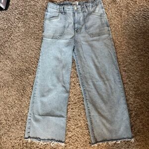 Kensie Light Blue Wide Leg Jeans